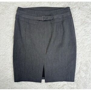 Express Women's Business Formal Pencil Gray Work Career Chic Preppy Skirt Size 6